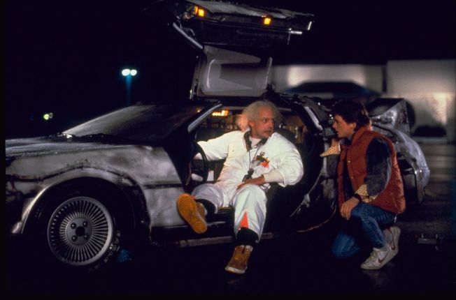 Delorean DMC-12是电影“回到未来”的隐形主角。(电影剧照)